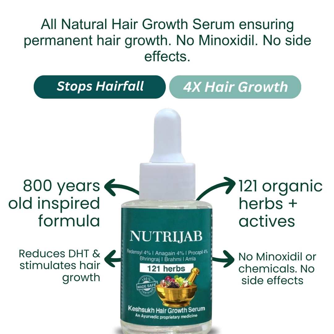 Jadoo Combo (hair growth Serum 30ml & Oil 100ml)